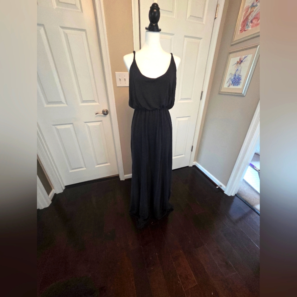 Patterson J. Kincaid Dark Gray Maxi Dress